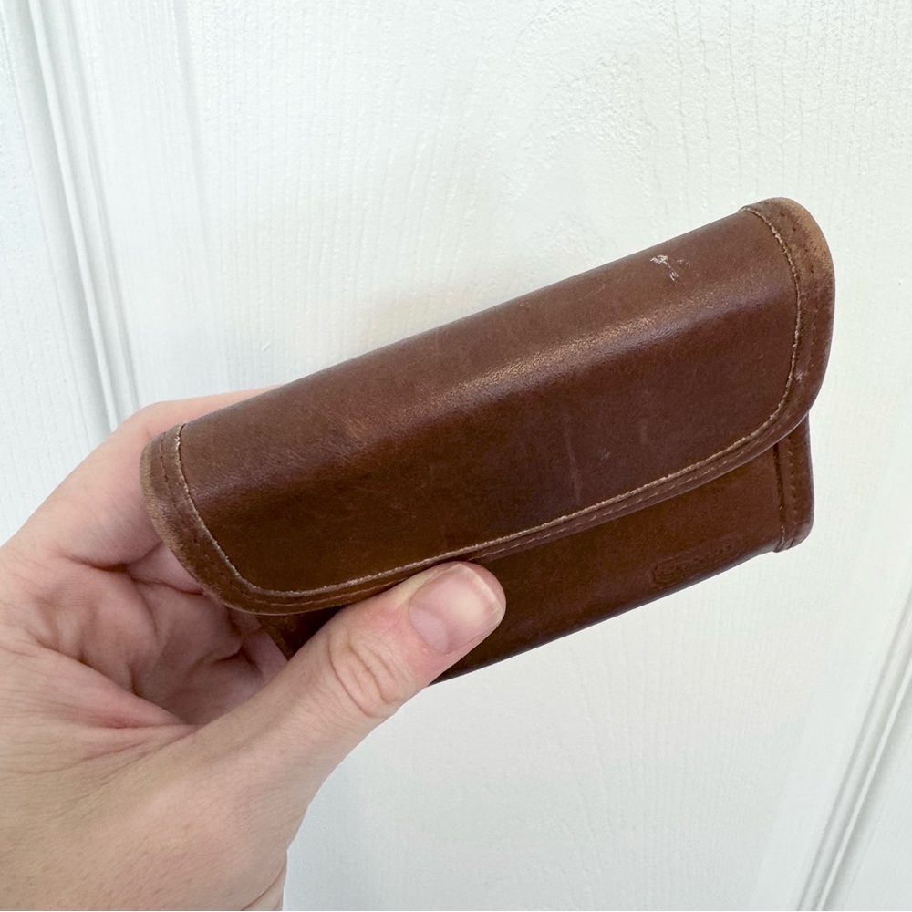 Coach Vintage Brown Leather Wallet & Key Case - Picture 8 of 16